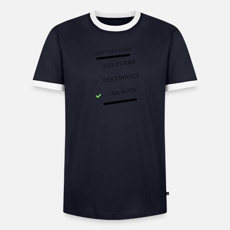 mes projets de l'année T-shirt contrasté Homme