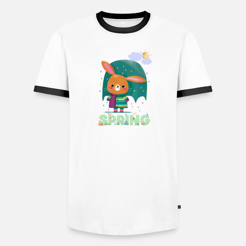 Spring | Easter | Happy Easter | Illustration Men's Ringer Shirt