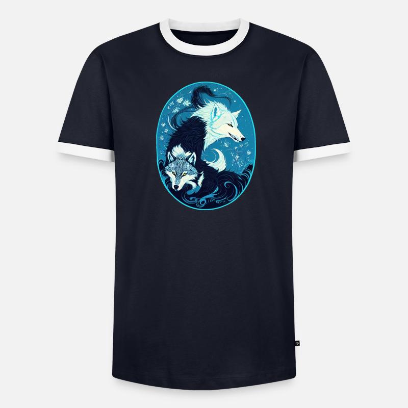 Loups T-shirt contrasté Homme