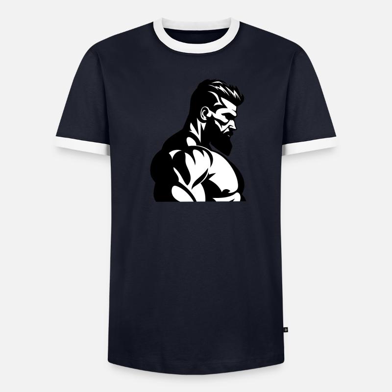 trained guy Men's Ringer Shirt
