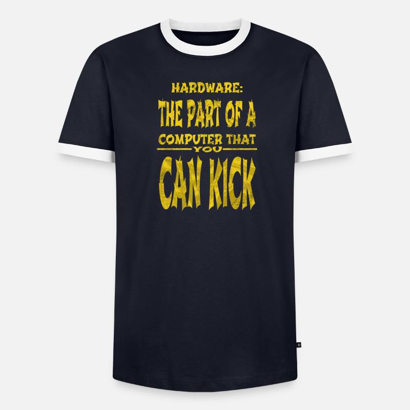 Informatique Informatique Humour Idée présente T-shirt contrasté Homme