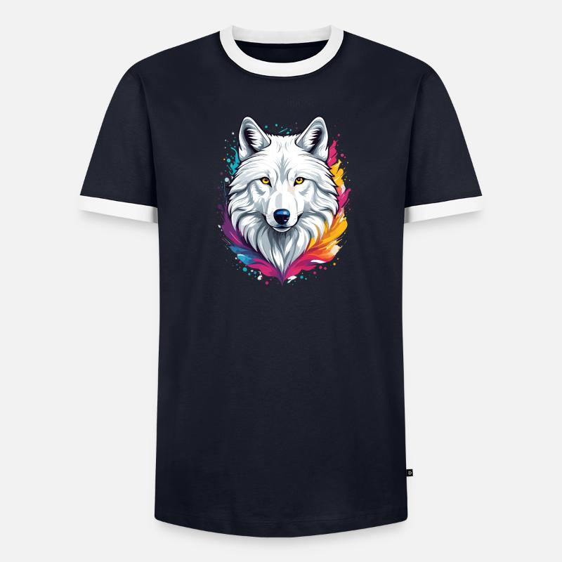 Arctic Wolf Men's Ringer Shirt