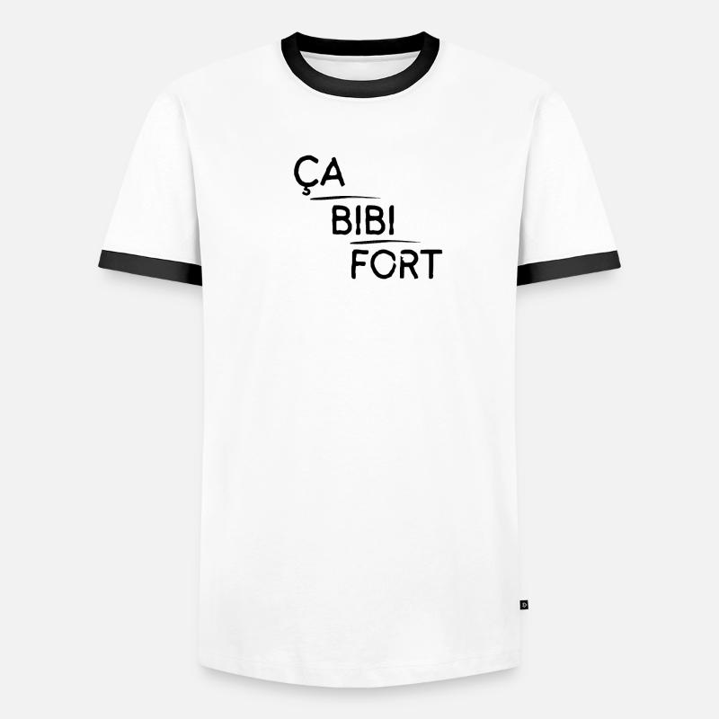 Ça bibi fort T-shirt contrasté Homme