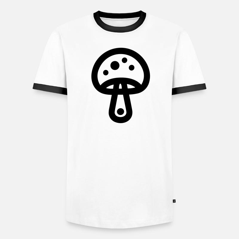 Champignon T-shirt contrasté Homme