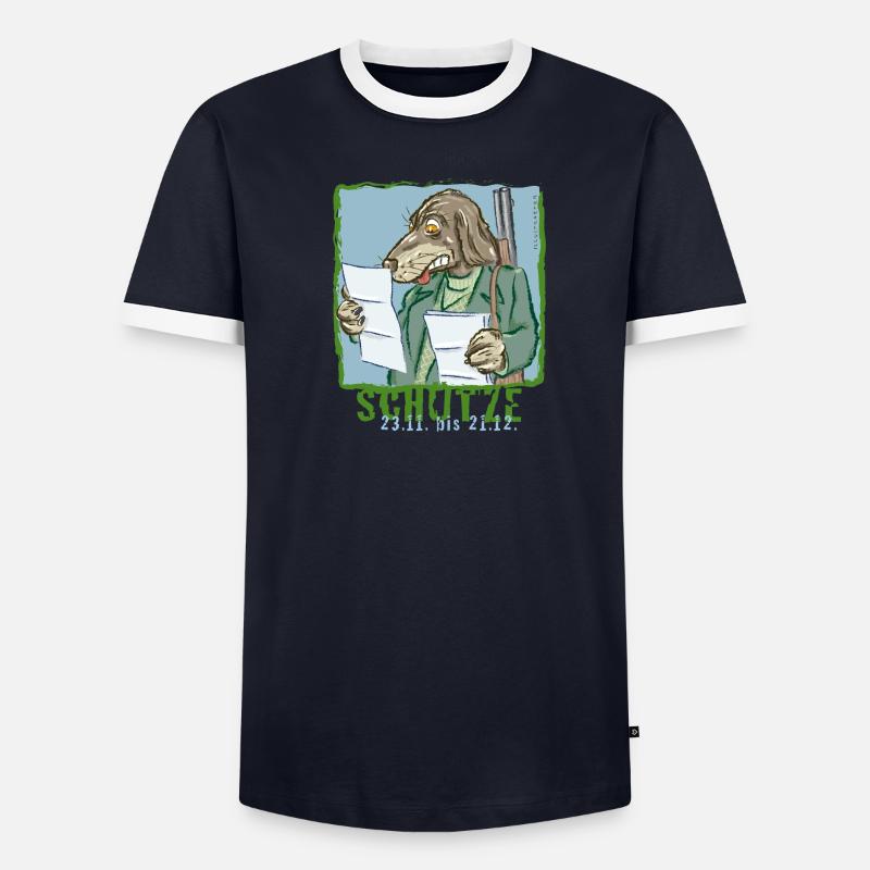 Sternzeichen - Schütze Männer Kontrast-T-Shirt