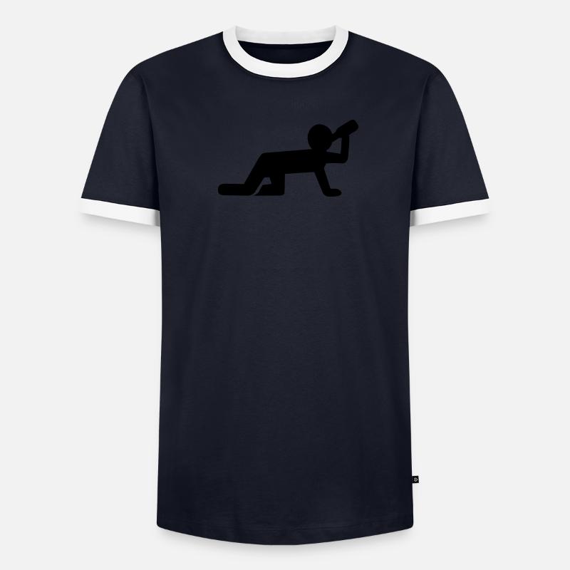 Alcool T-shirt contrasté Homme