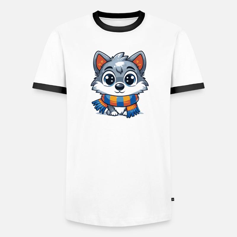 Winter Wolf Men's Ringer Shirt