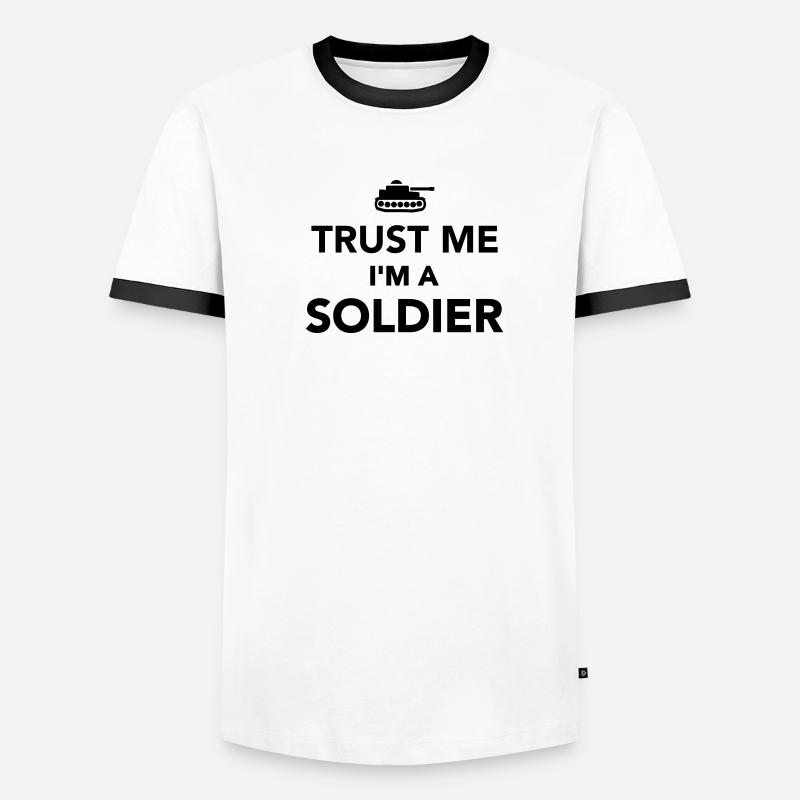 Soldat Männer Kontrast-T-Shirt