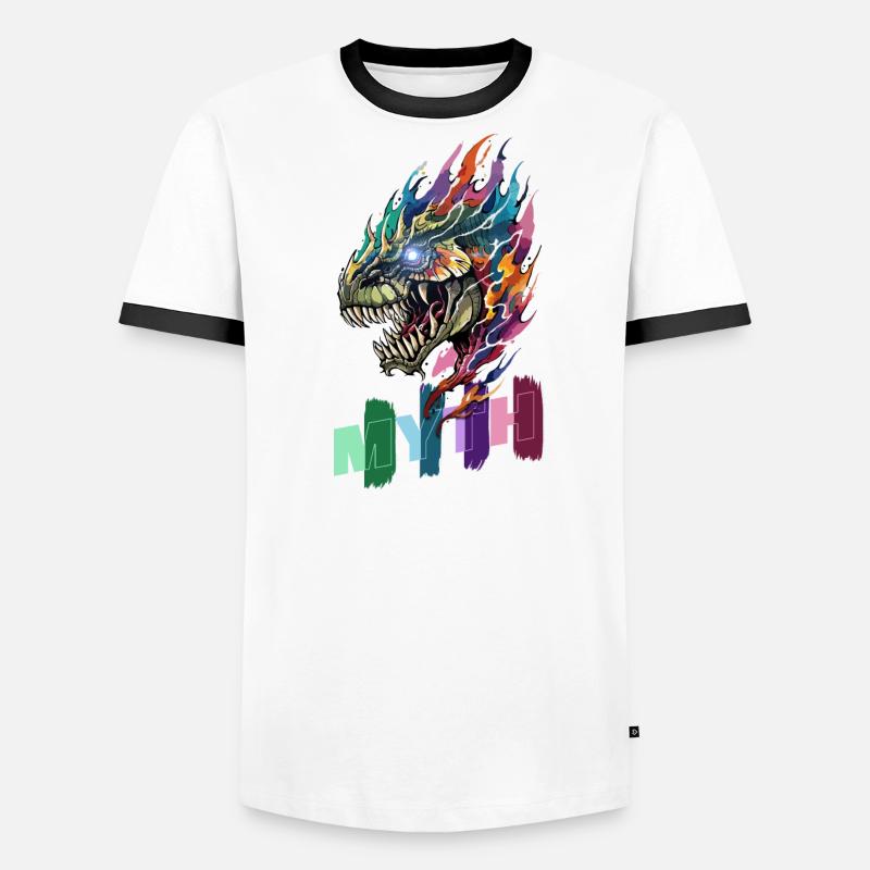 Mythical Creature - Embracing the Unknown Men's Ringer Shirt
