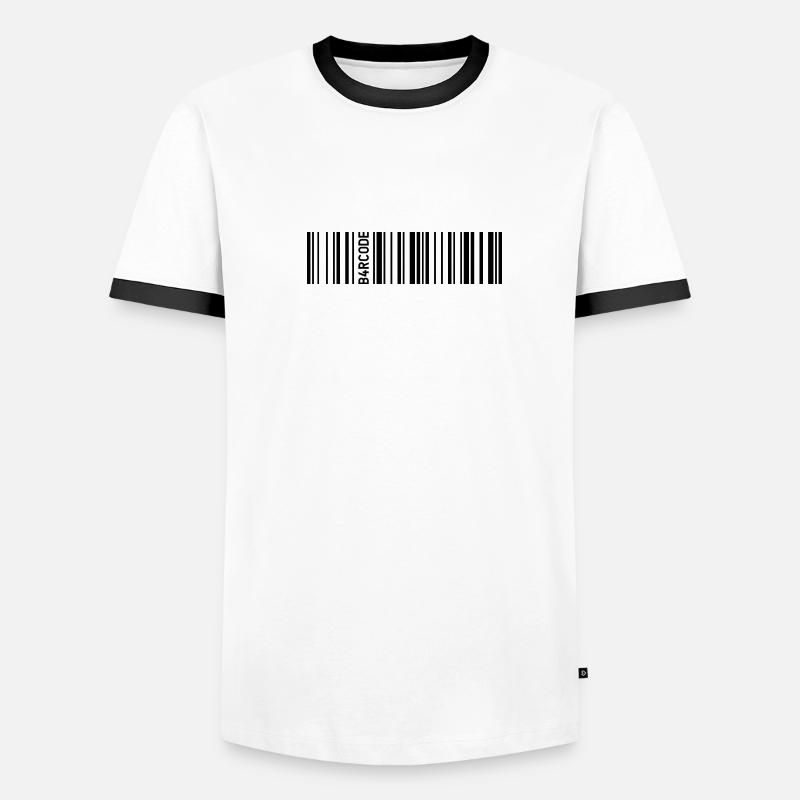 B4RCODE. Compact Black Men's Ringer Shirt