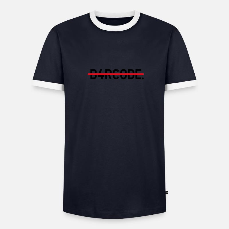 B4RCODE. Strike black Men's Ringer Shirt