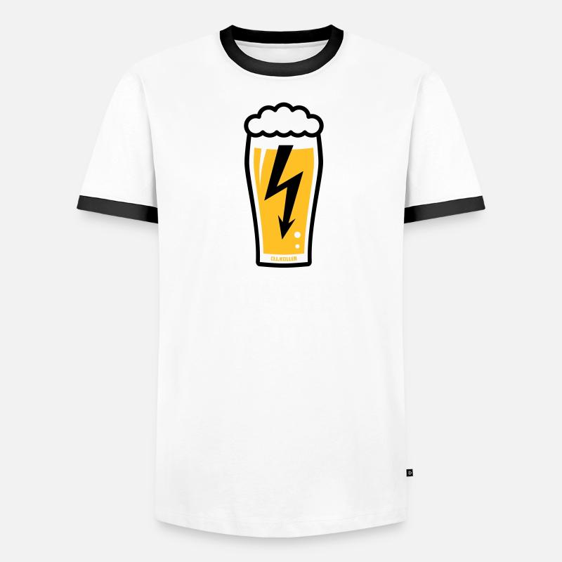 Propulsé par la bière ! (Bière / Blitz / NEG) T-shirt contrasté Homme