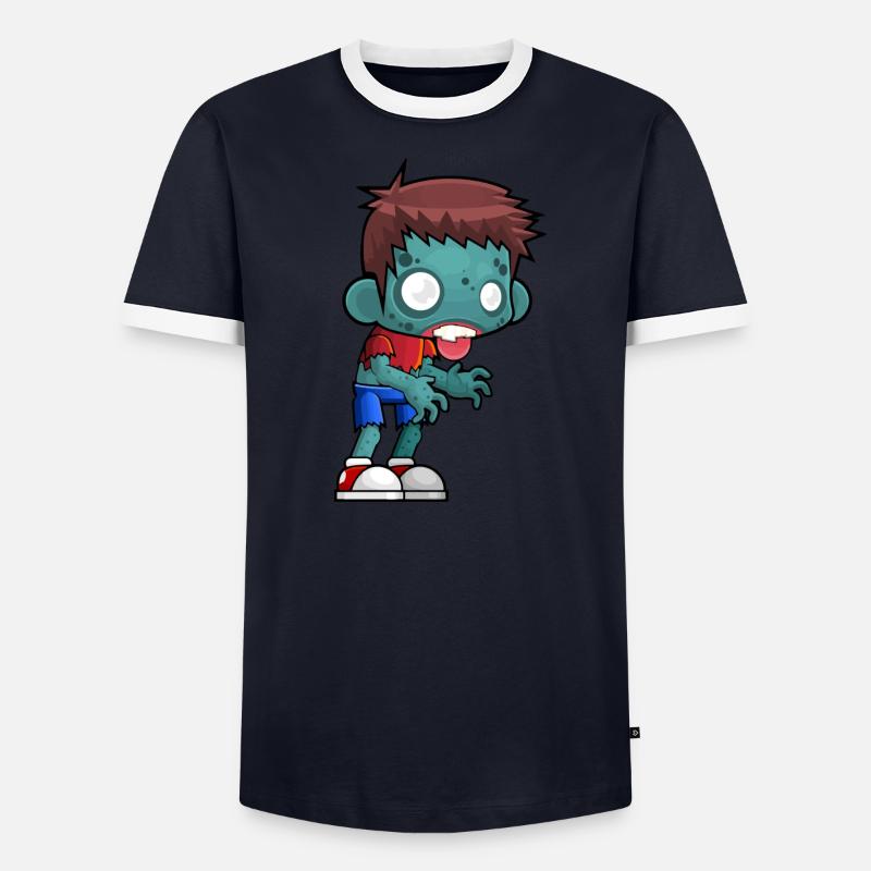 Zombie Boy Junge Geschenkidee Sonderangebot Idee Männer Kontrast-T-Shirt