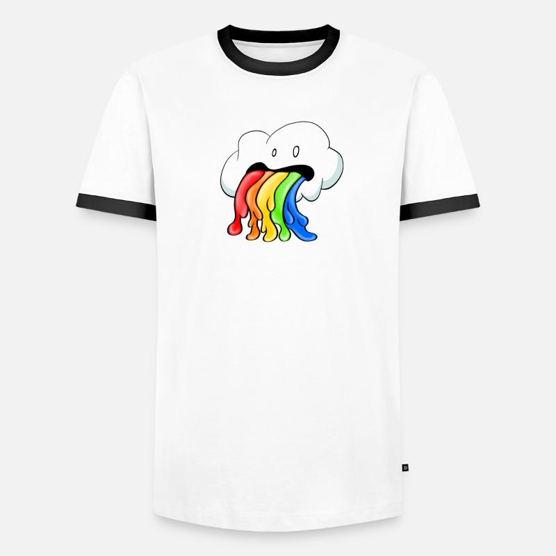 Hangover Cloud - Rainbow Men's Ringer Shirt