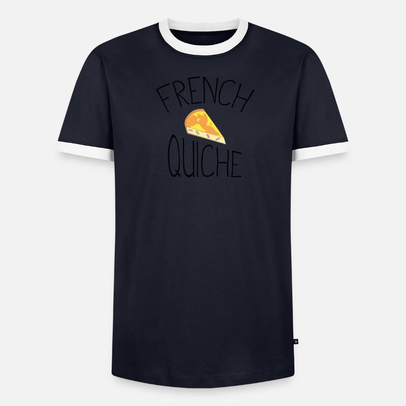 french quiche T-shirt contrasté Homme