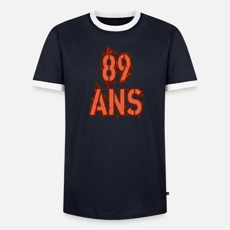 89 ANS T-shirt contrasté Homme