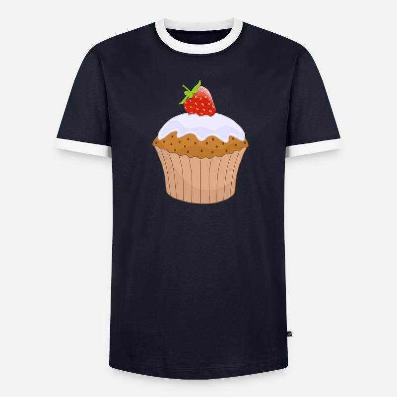 petit gâteau muffins bakery68 de cuisson gâteau gâteau T-shirt contrasté Homme