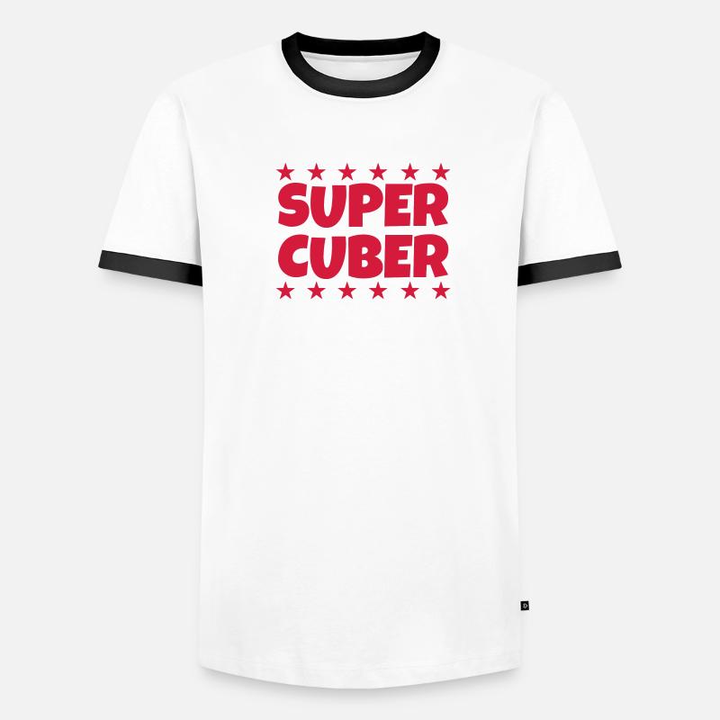 Cubing / Cube / Cuber / Speedcubing / Geek Men's Ringer Shirt
