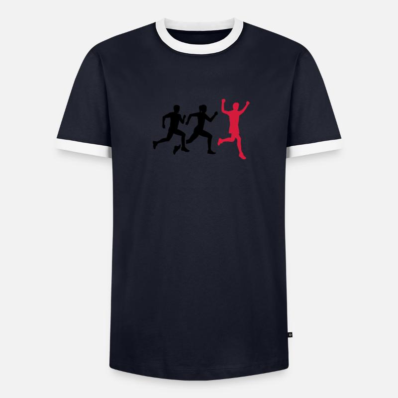Courir T-shirt contrasté Homme