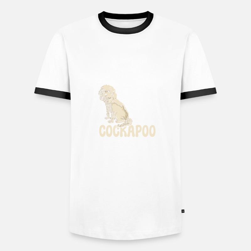 Plus je rencontrais de gens, plus j’aimais mon cockapoo T-shirt contrasté Homme