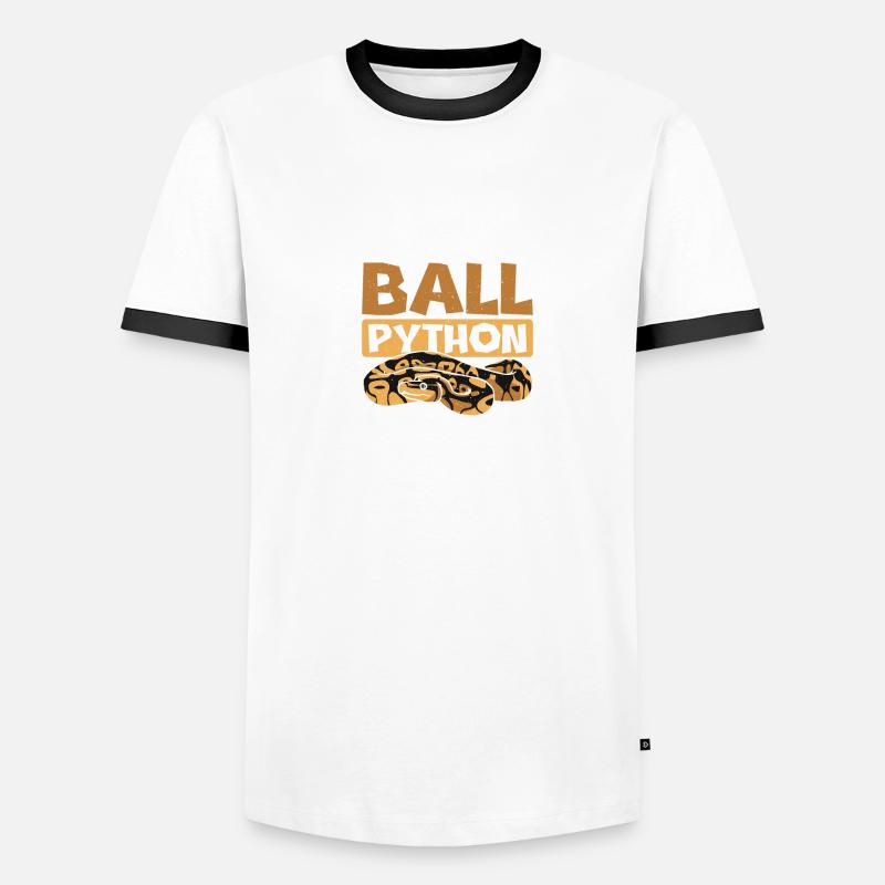 Meilleur papa python royal de tous les temps T-shirt contrasté Homme