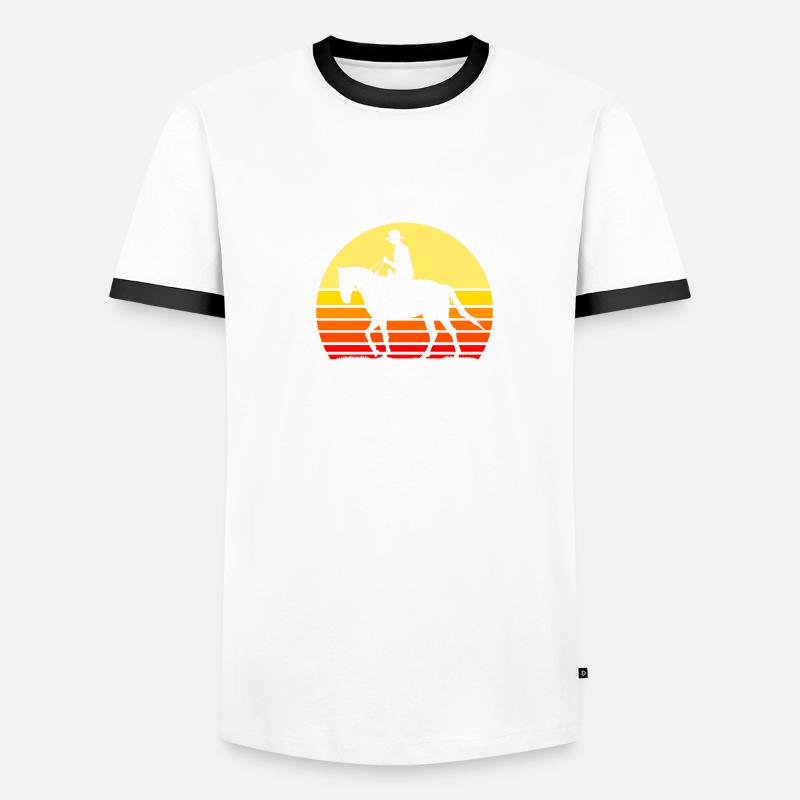 Saut d’obstacles Saut d’obstacles T-shirt contrasté Homme