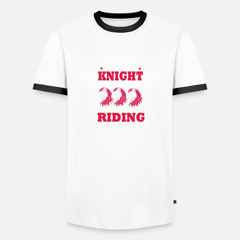 Saut d’obstacles Saut d’obstacles T-shirt contrasté Homme