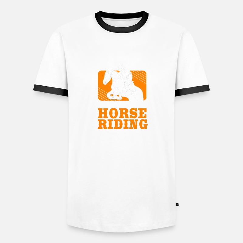 Saut d’obstacles Saut d’obstacles T-shirt contrasté Homme