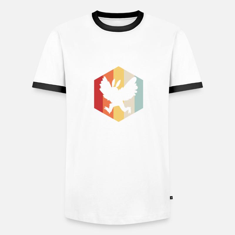 Mottenmann Männer Kontrast-T-Shirt