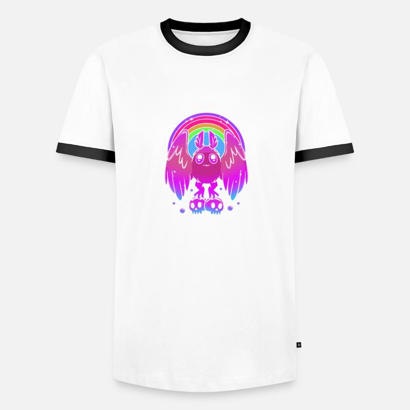 Mottenmann Männer Kontrast-T-Shirt