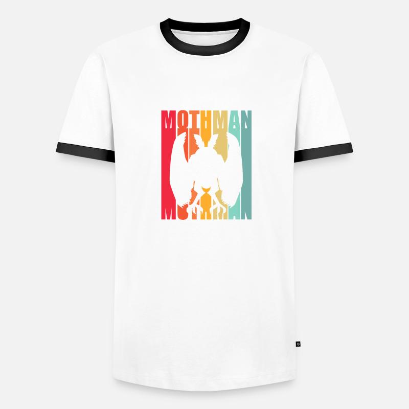 Mottenmann Männer Kontrast-T-Shirt