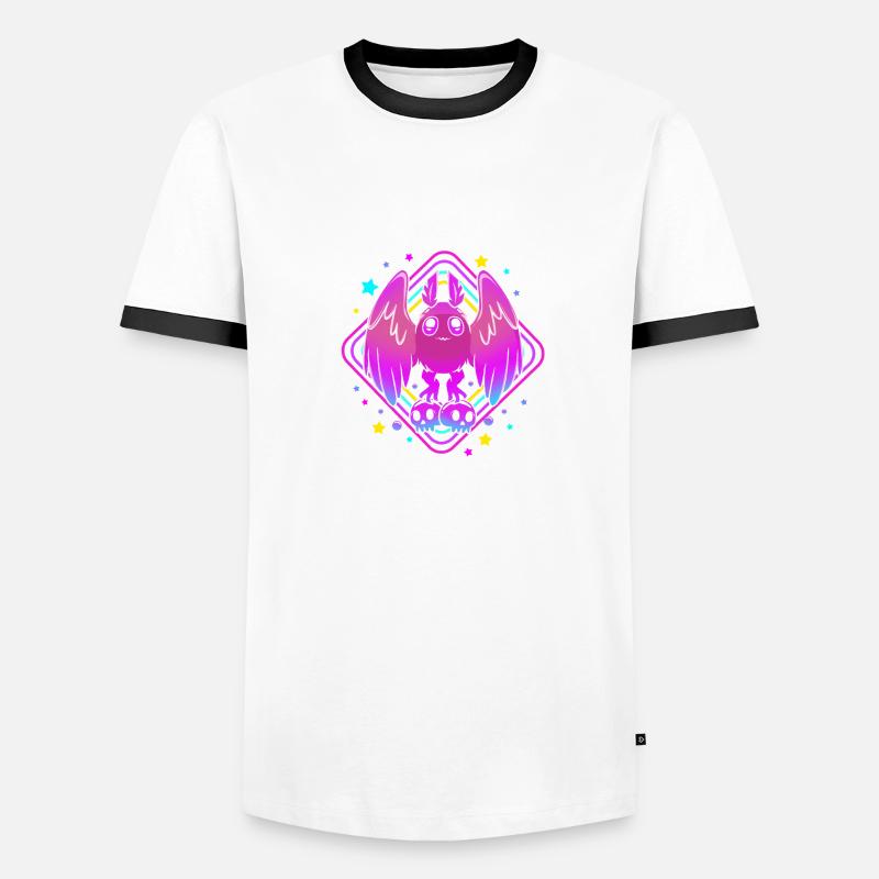 Mottenmann Männer Kontrast-T-Shirt