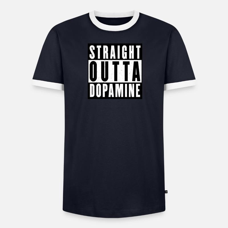 Dopamine Boost Bold Typography - Men's Ringer Shirt - undefined