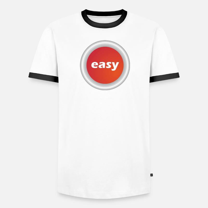 Easy Button Men's Ringer Shirt