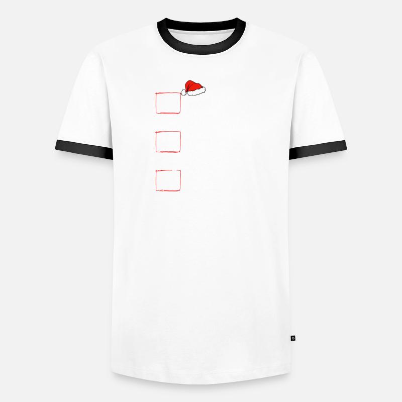 Nett Frech Ein bisschen von beidem Männer Kontrast-T-Shirt