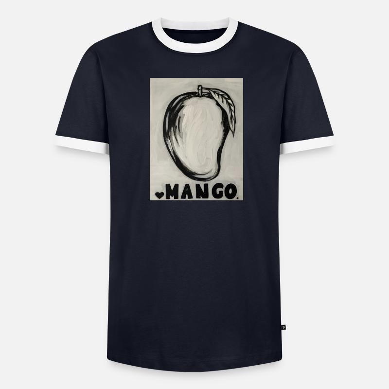 mango Männer Kontrast-T-Shirt
