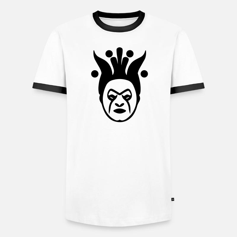 Clown Männer Kontrast-T-Shirt