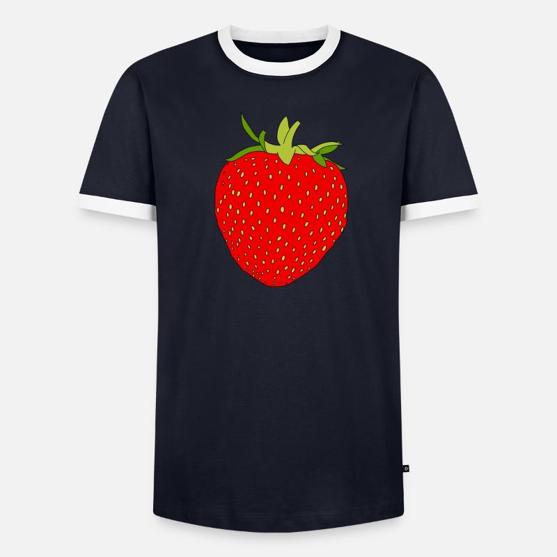 Fraise T-shirt contrasté Homme