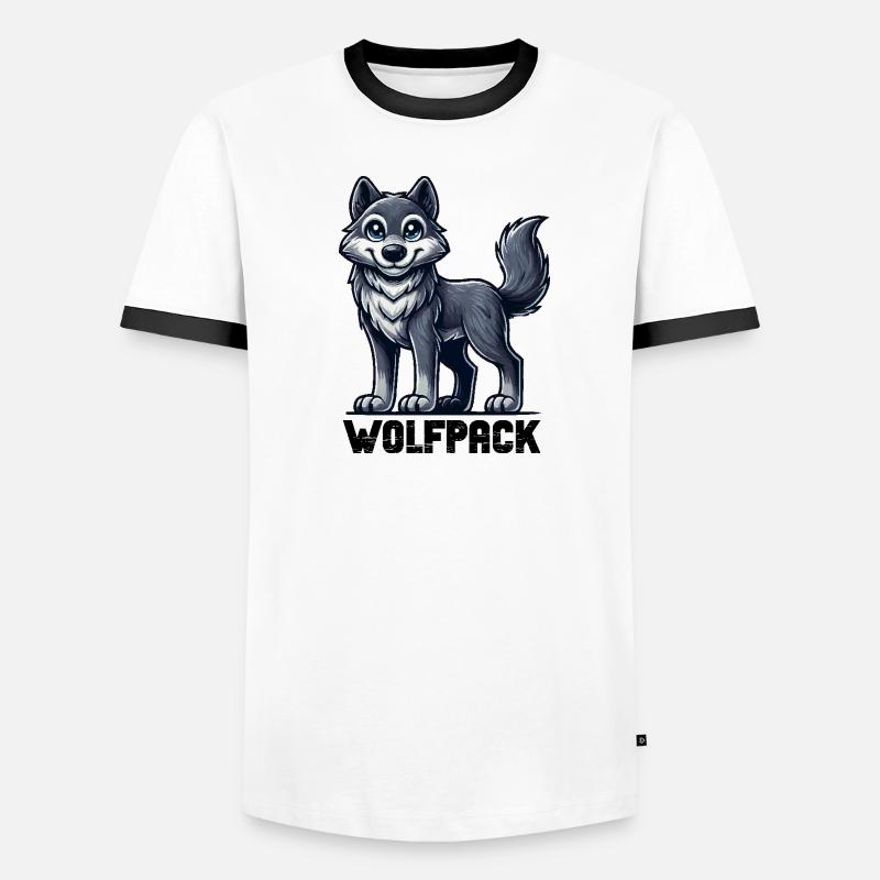 Wolf Comic Men's Ringer Shirt