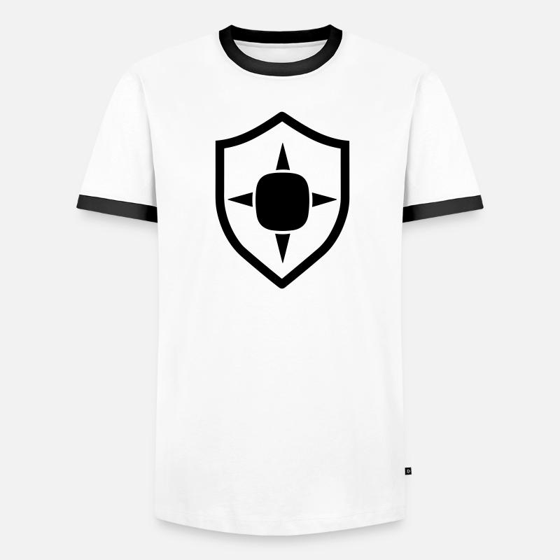 bouclier T-shirt contrasté Homme