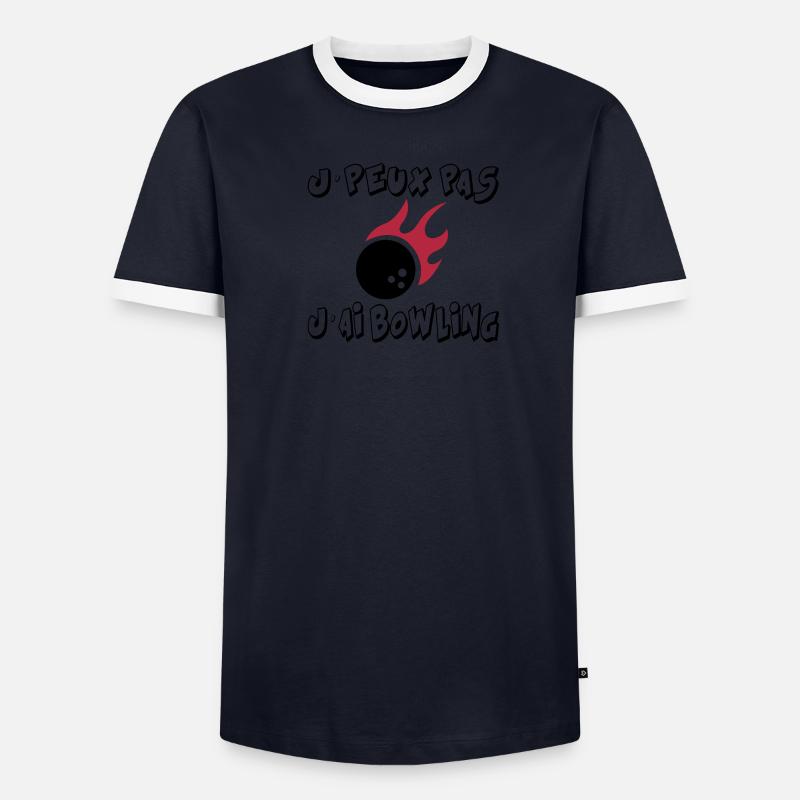 J'peux pas j'ai bowling T-shirt contrasté Homme