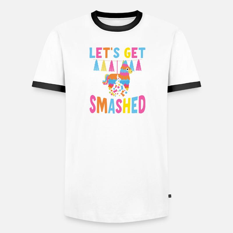 Let's Get Smashed Pinata Men's Ringer Shirt