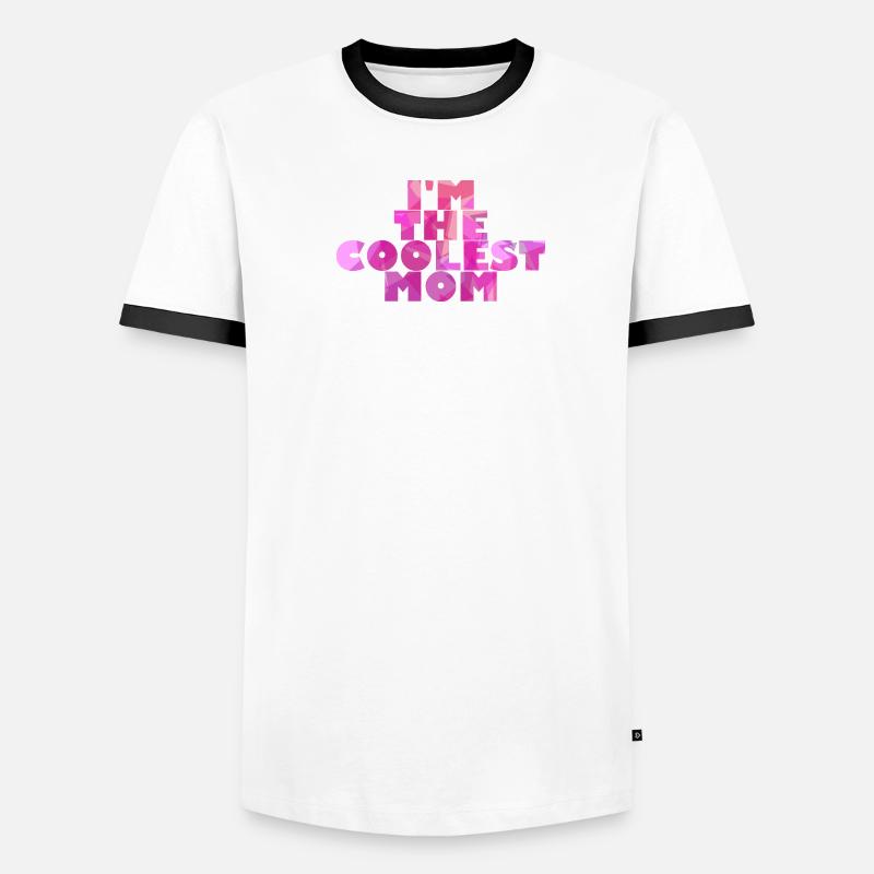 Ich bin ein cooler Mom. Männer Kontrast-T-Shirt