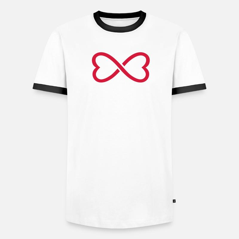 Infinité T-shirt contrasté Homme