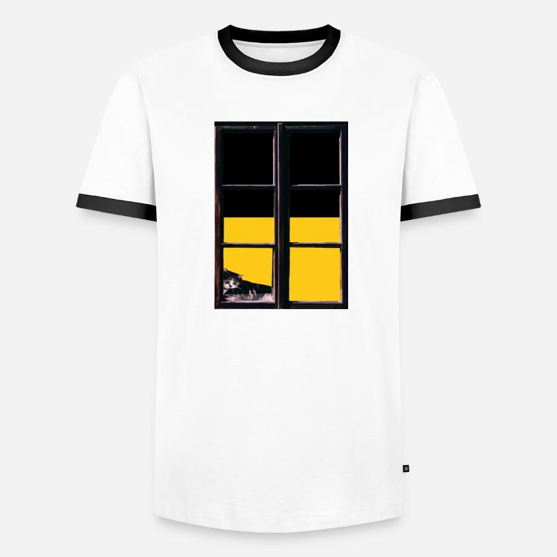 Drapeau du Bade-Wurtemberg Heimat Stuttgart T-shirt contrasté Homme