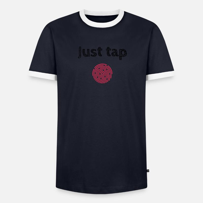 Appuyez simplement sur T-shirt contrasté Homme
