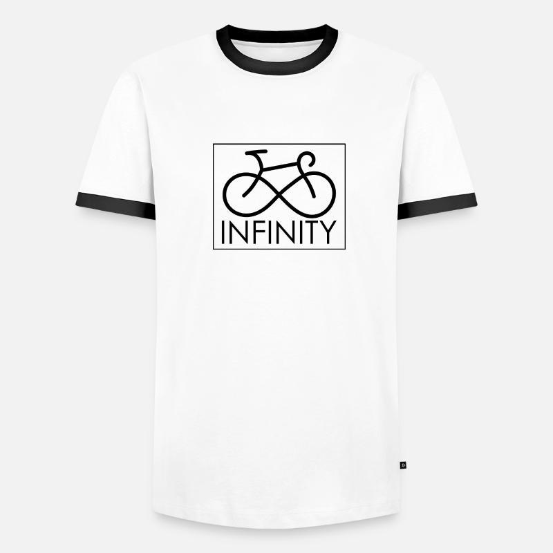 Fahrrad INFINITY Männer Kontrast-T-Shirt