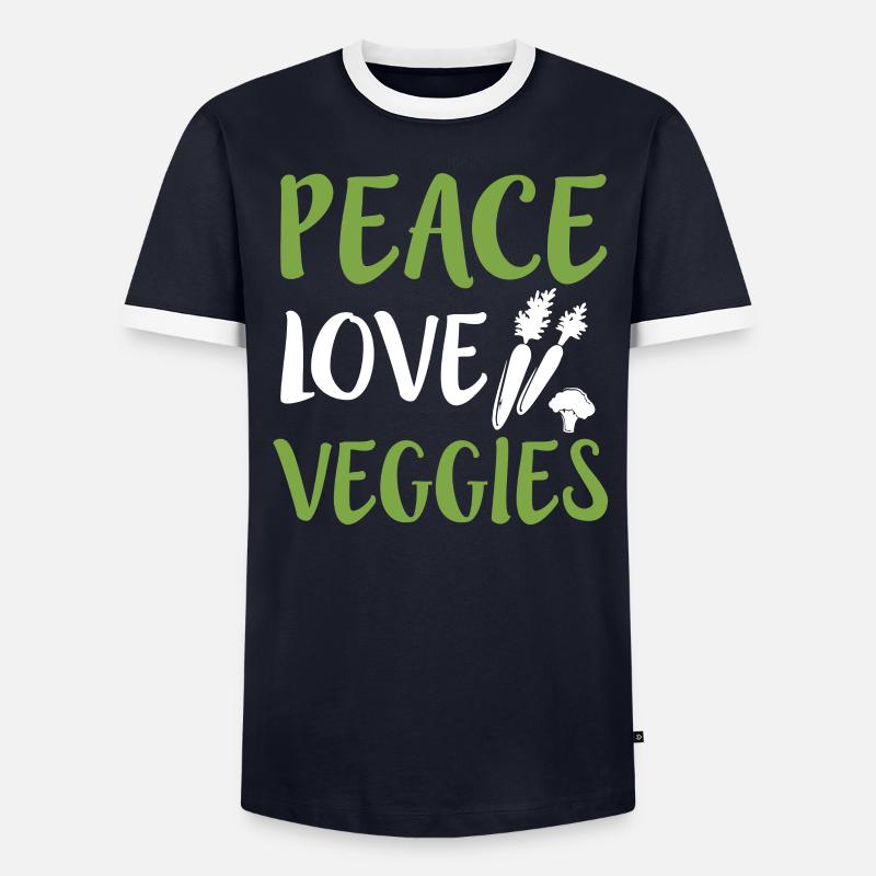 veggie T-shirt contrasté Homme