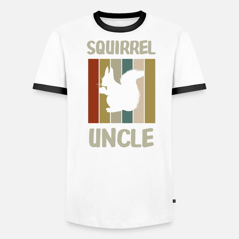eichhoernchen onkel Männer Kontrast-T-Shirt