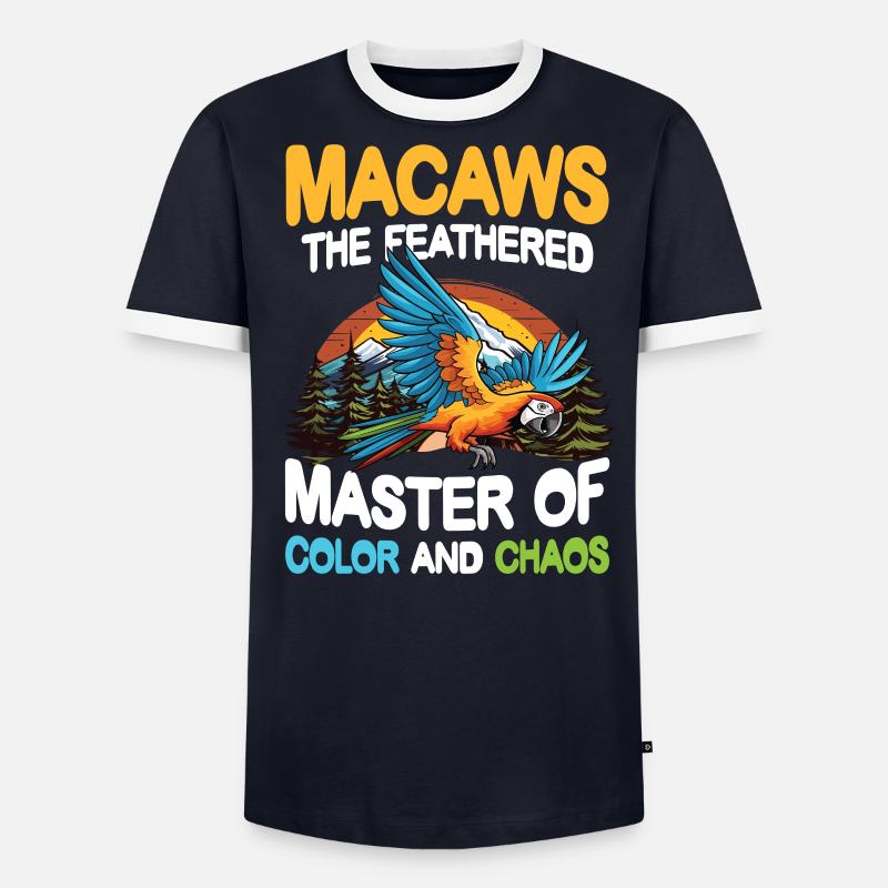 Macaws The Feathered Masters - Männer Kontrast-T-Shirt - undefined